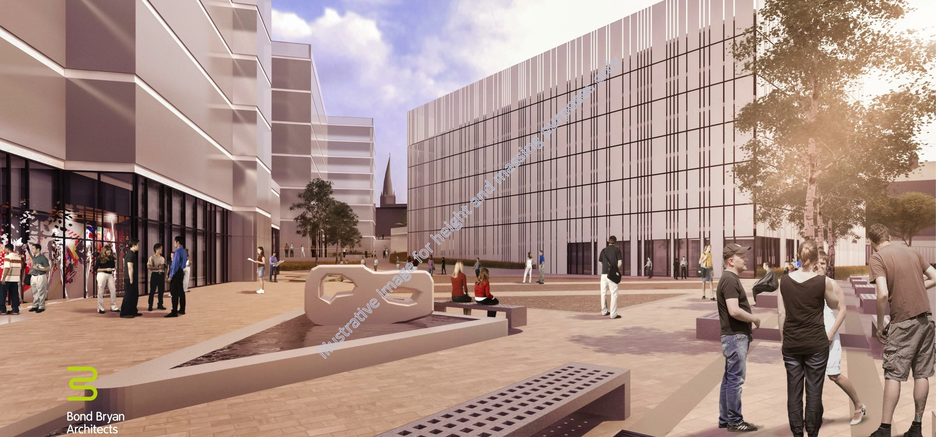 Archtect's Impression of Basin Square