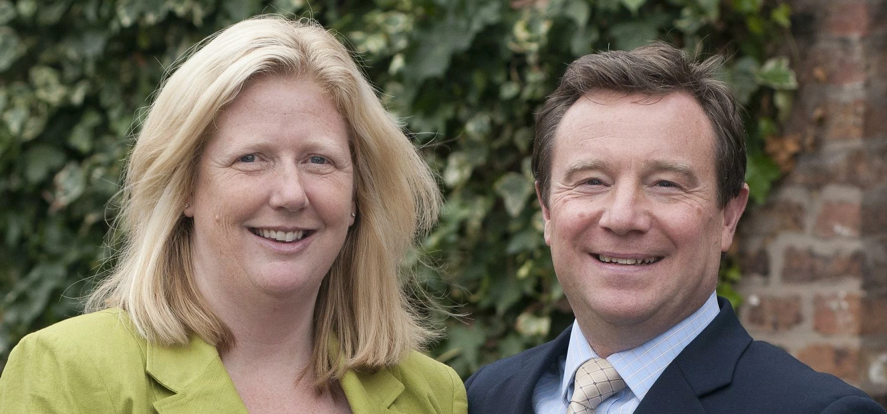 Husband and wife entrepreneurs Trevor and Sam Brocklebank, founders of Home Instead Senior Care