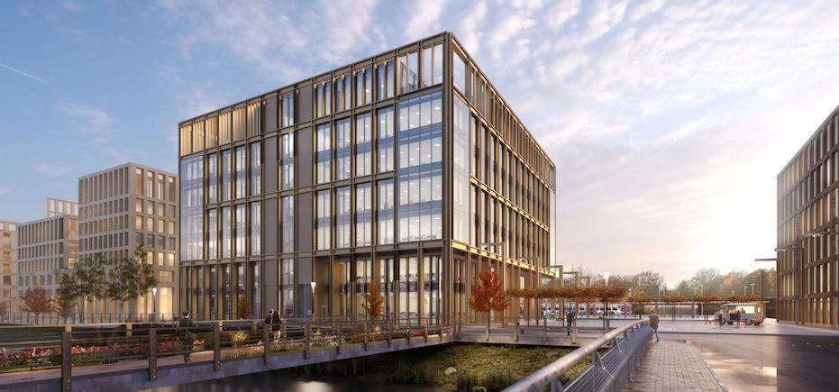 CGI of the new development at Kirkstall Forge. 