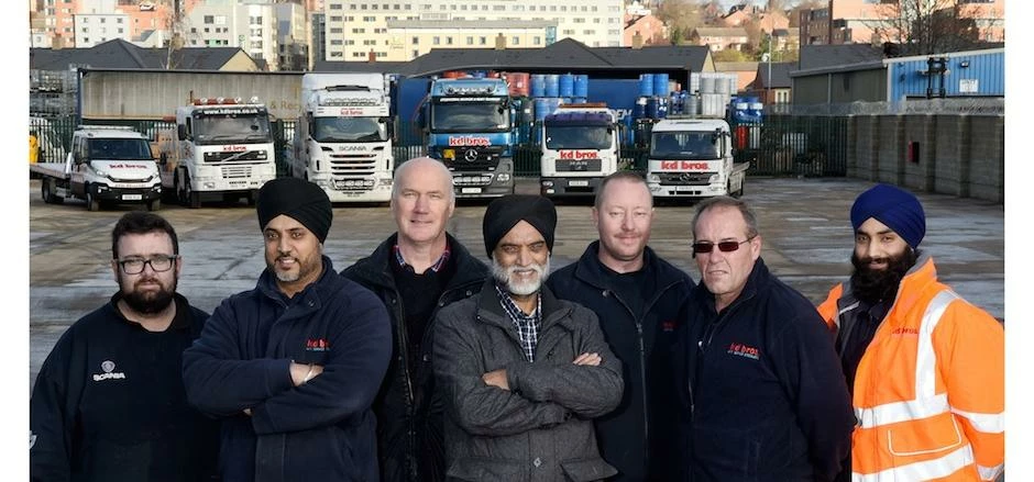 Craig Brooksbank, Hardave Singh, David Hill, K Singh, Jamie Hemingway, George Manderson and Randeep 