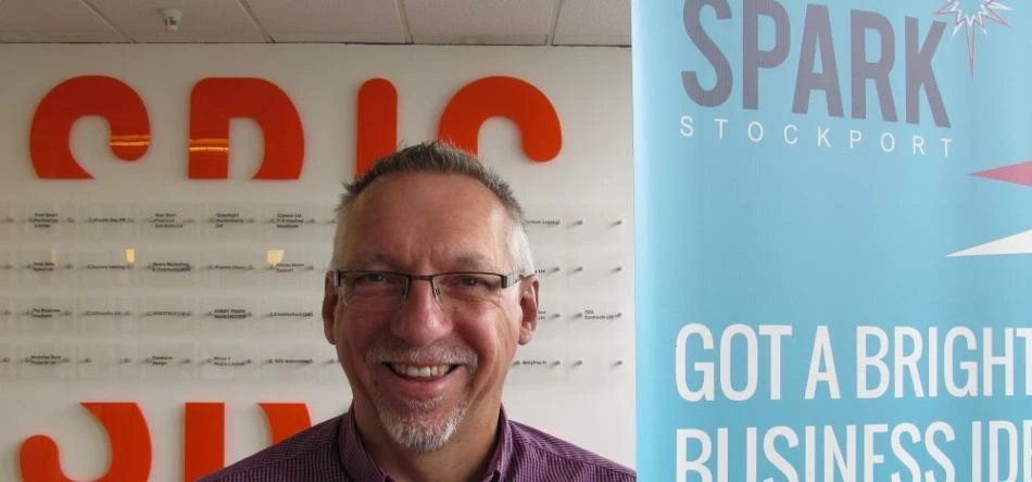 Chris Jarratt is short-listed for the 2015 Spark Business competition, run by Stockport Business and