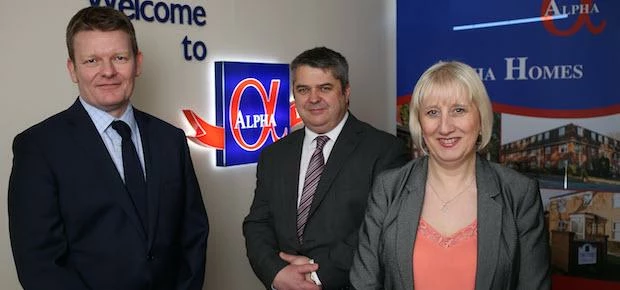(L-R) Graeme Foster, (Chief Executive), Steve Hughes (Lloyds Bank), Alison Williams (Finance Manager