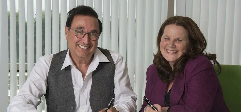 thebigword chief executive Larry Gould and Global Sales and Client Services Director Bernadette Byrn
