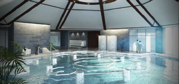 An artist's impression of the new hydrotherapy pool at Ramside Hall Hotel 