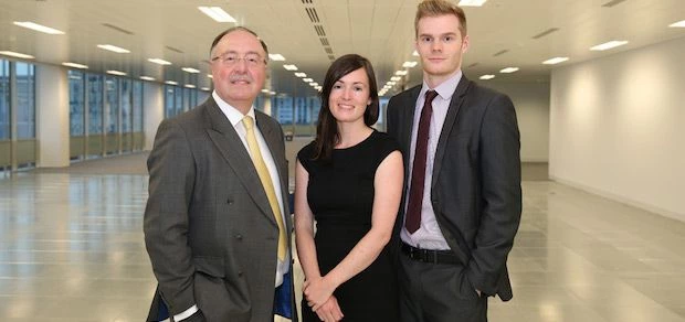 L-R Alex Megaw, Louise Goodwin and  James Brown of Freeman Fisher.jpg
