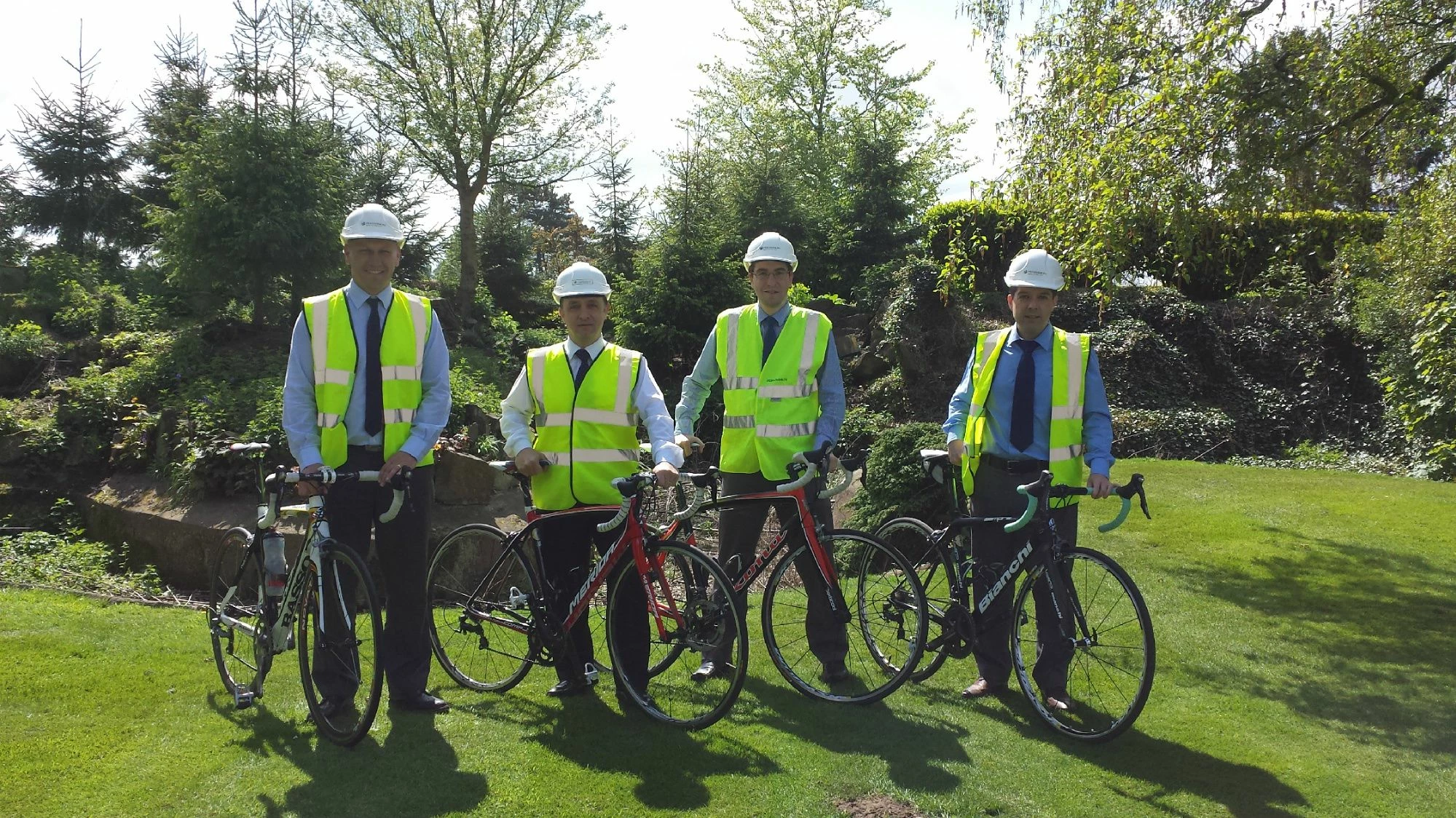Persimmon Homes Yorkshire team entering the Carter Jonas Pedalthon bike ride raising funds for Yorks