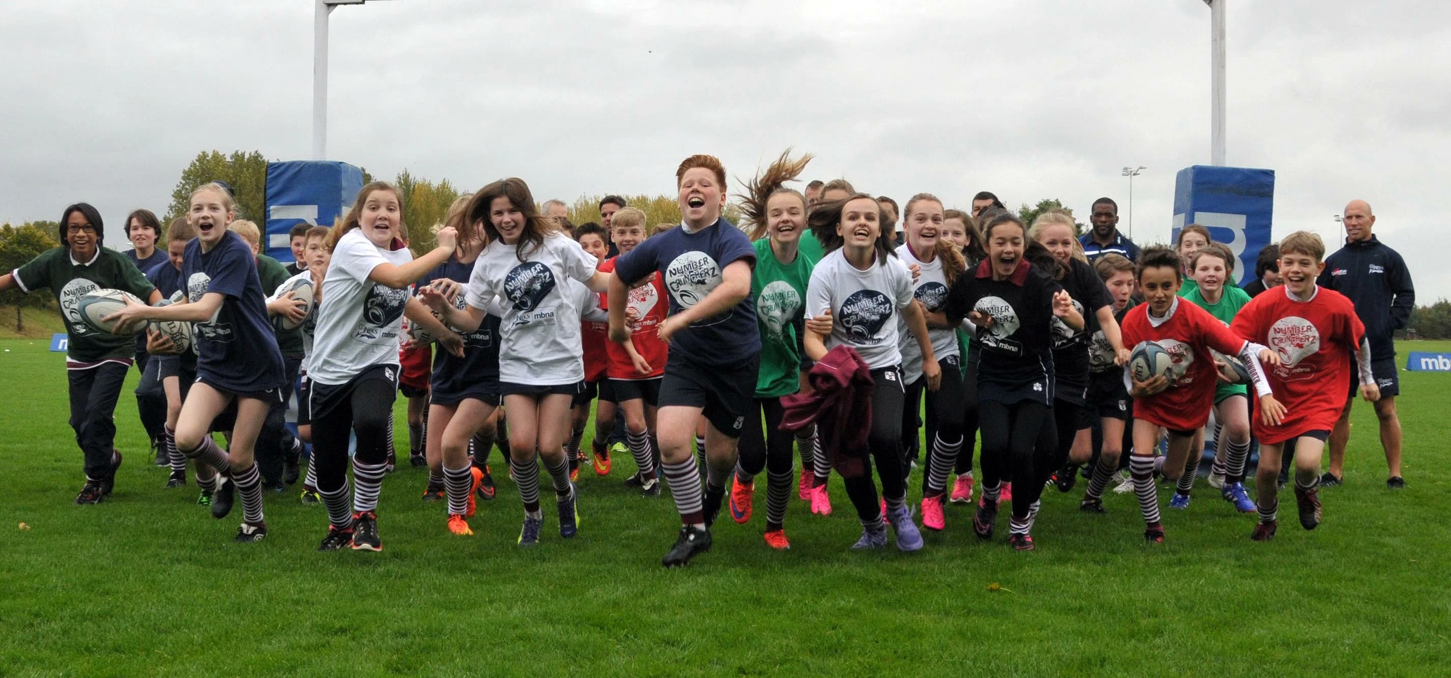 The MBNA Number Cruncherz school programme taches young people how to manage money through rugby-the