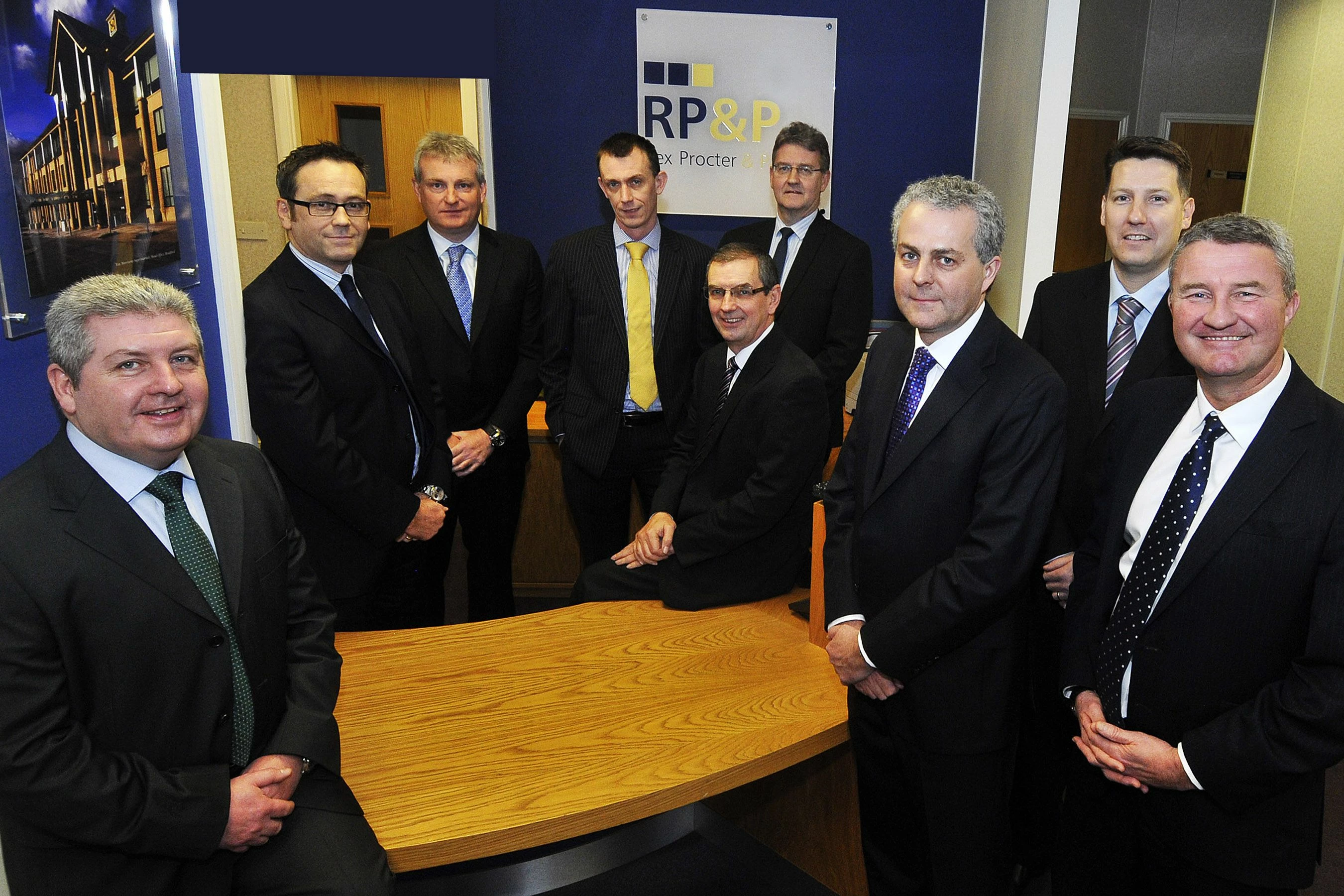 Executive Board Directors - l to r: Gerry McGeough; Ian Tomlinson; Mark Cooper; Alex Blenard; Joe De