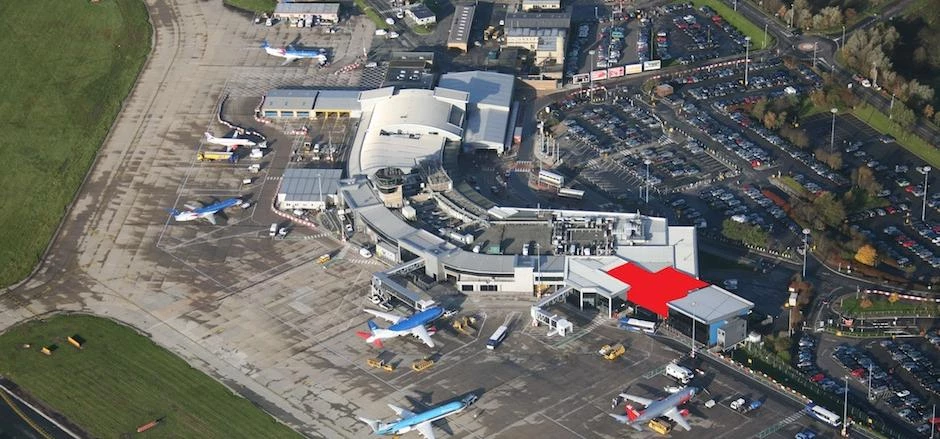 Leeds Bradford Airport.