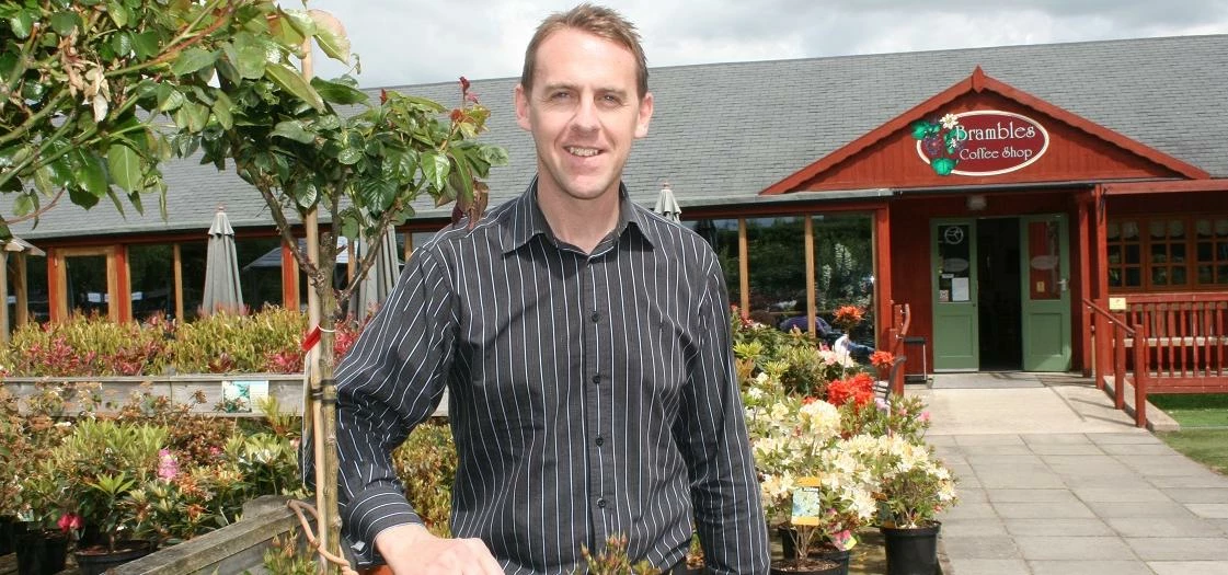 Paul Barker - Manager of the Poplar Tree Garden Centre in Durham