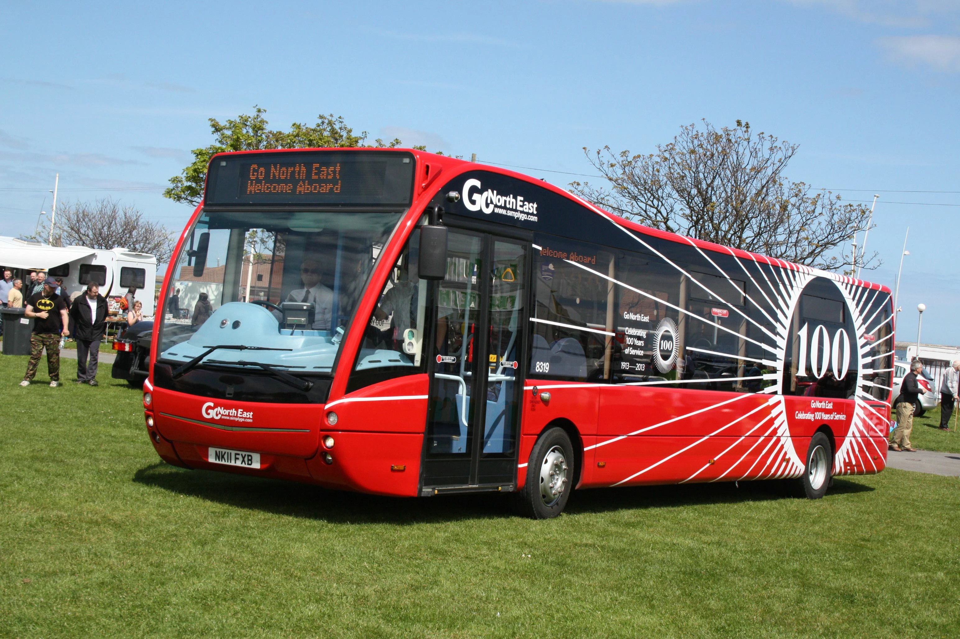 Go North East's centenary bus
