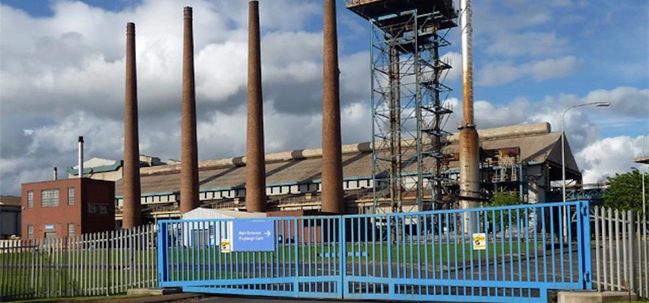 Tata's speciality steel works in Rotherham. Photograph: Stephen Richards/Geograph.