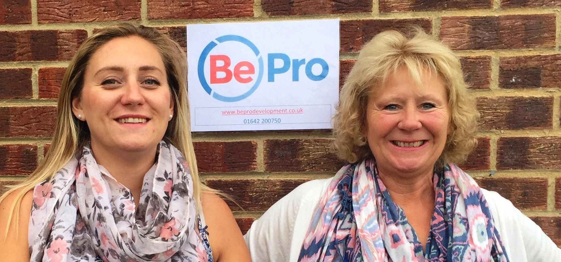 Georgina Selmi from BePro with her Mum, Val Swales   