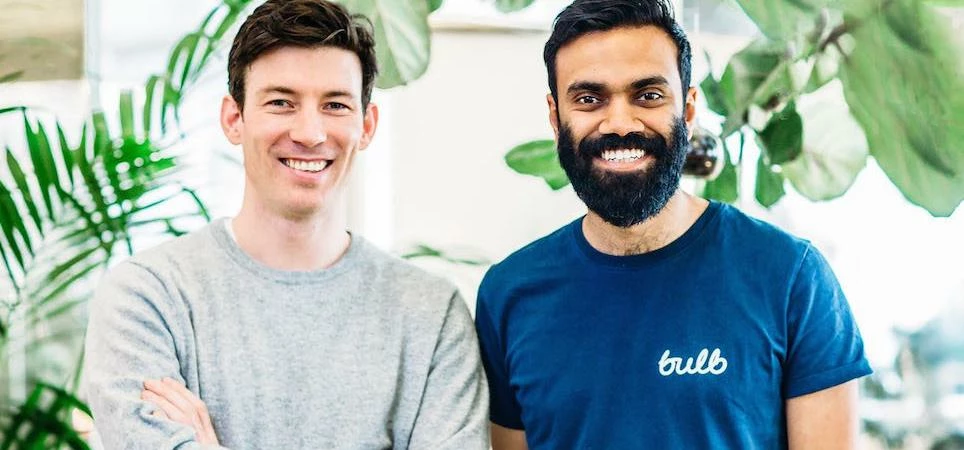 Bulb co-founders Hayden Wood and Amit Gudka.