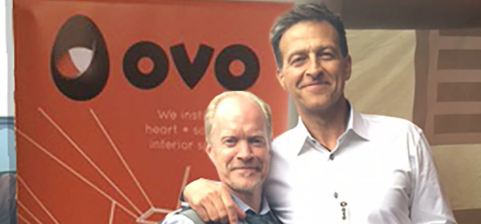 Ovo Spaces Director and Project manager Andy Baker (left) and Managing Director David Baldwin