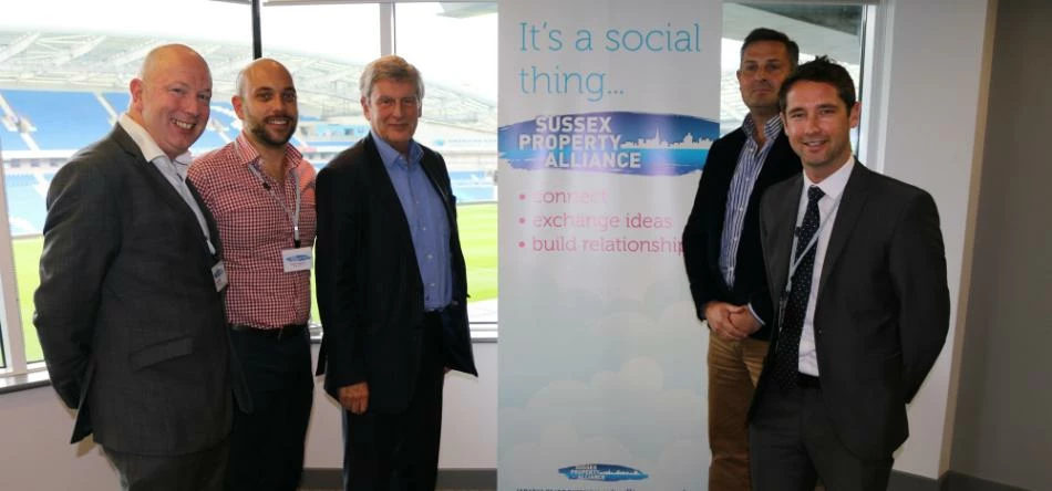 Picture shows (l-r) Chris Coopey (Carpenter Box), Rob Fawcett (Bennet Griffin), Martin Perry (Bright