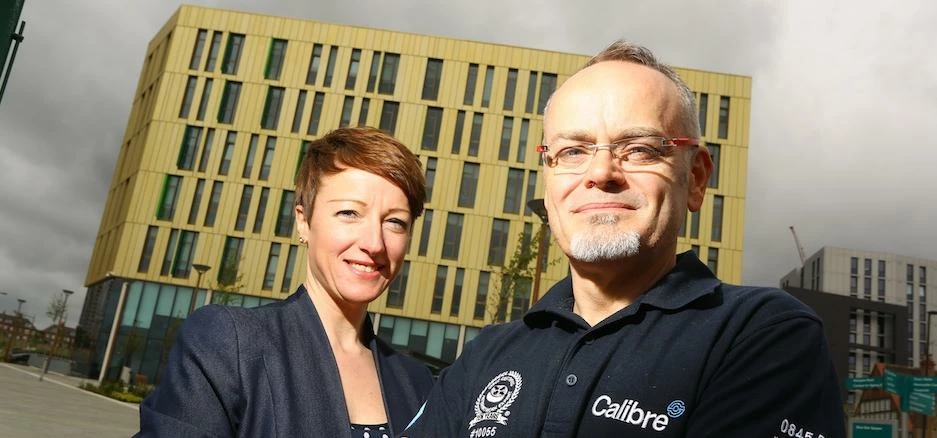  Calibre’s Steve Nelson (right) and Karen Nelson are on the hunt for new staff as it continues to go