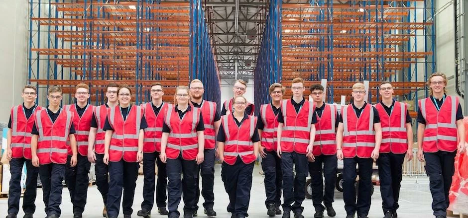  Siemens will employ around 1,000 people in Hull, including the first intake of 16 apprentices, seen