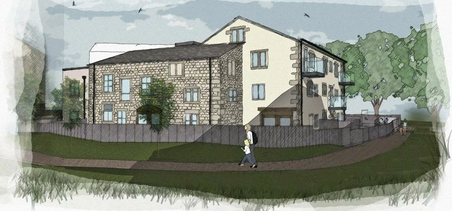 How the new residential scheme at the Grade-II listed building could look.