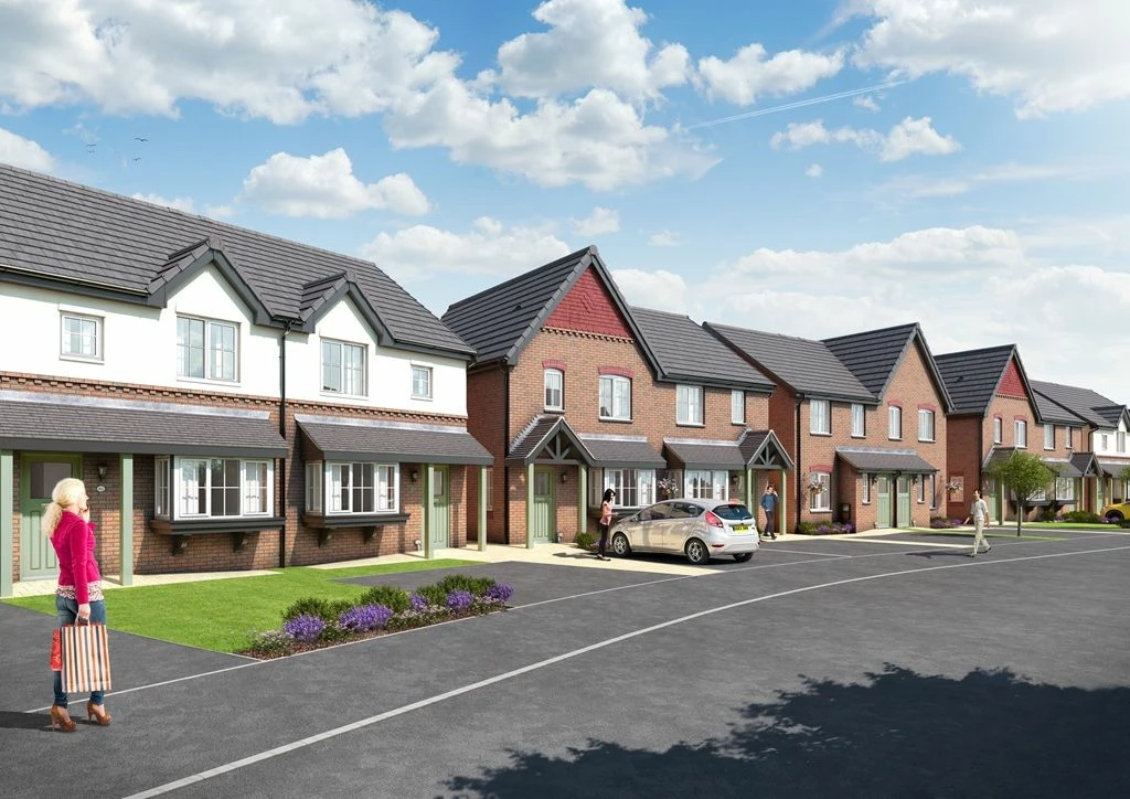 A visual of the Tennyson Drive development in Bispham.