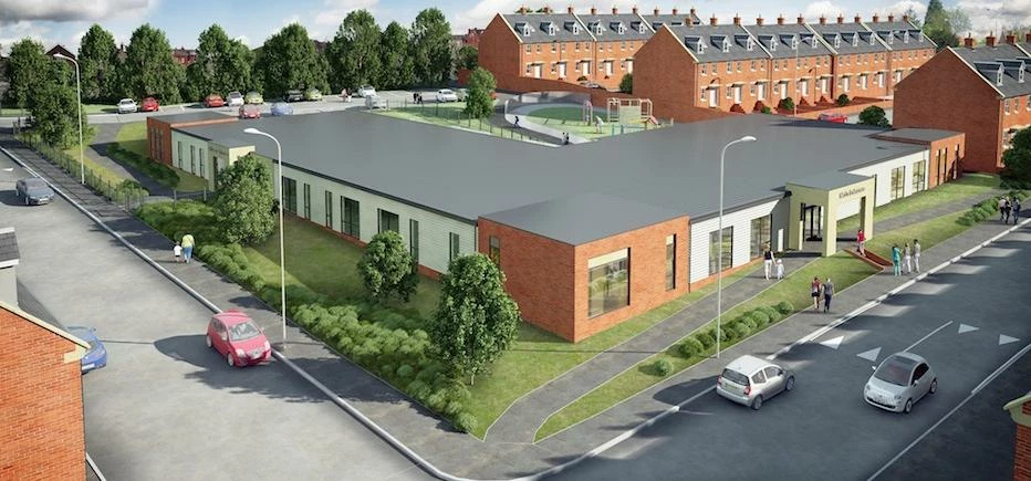 A CGI image of the new centre for people with learning disabilities.
