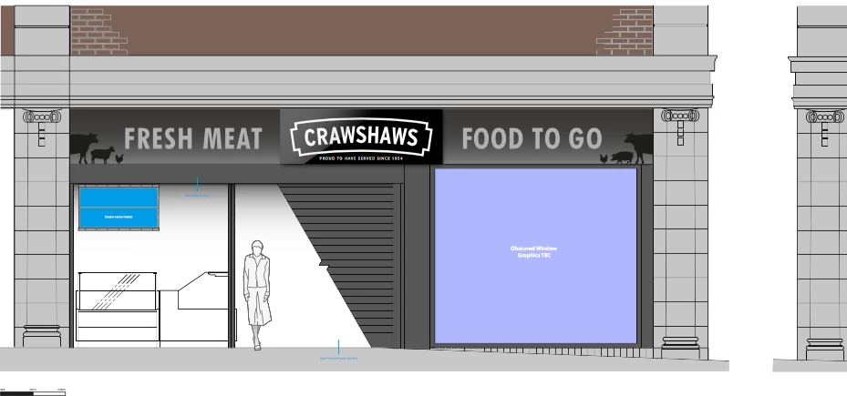 An artist's impression of the Warrington store