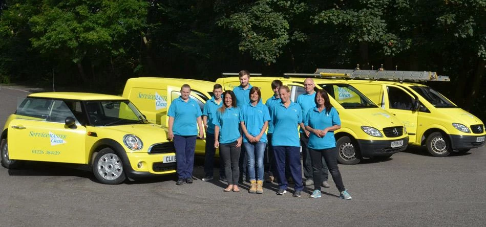 The ServiceMaster Clean Rotherham and Barnsley team
