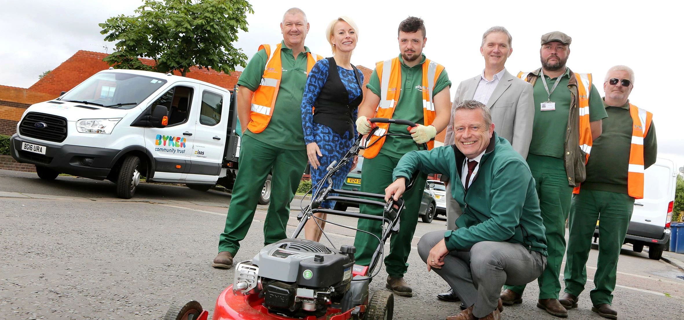Byker residents have praised the new grounds maintenance and environmental response service launched