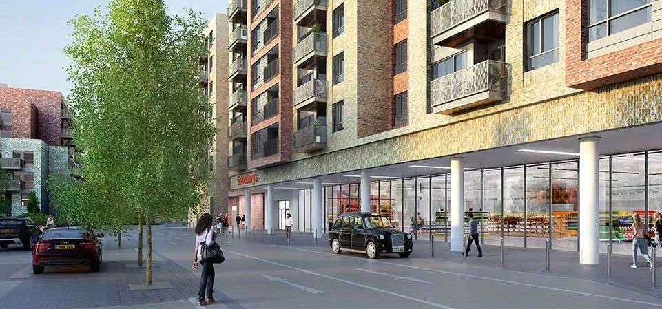 Artist's impression of the new Smithfield Square development.