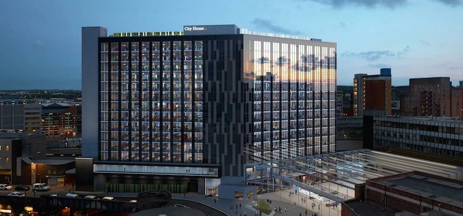 A CGI image of the City House redevelopment. 