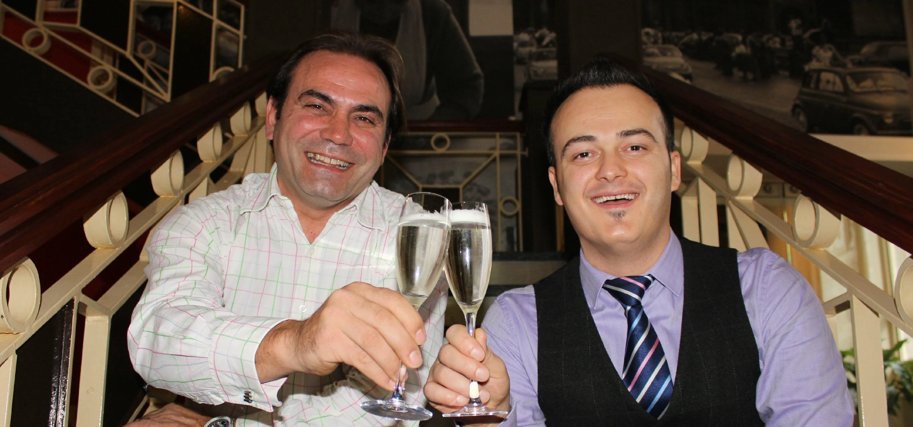 Restaurateur Attilio Sergi with GM/Co-Owner Toni Karemanaj 