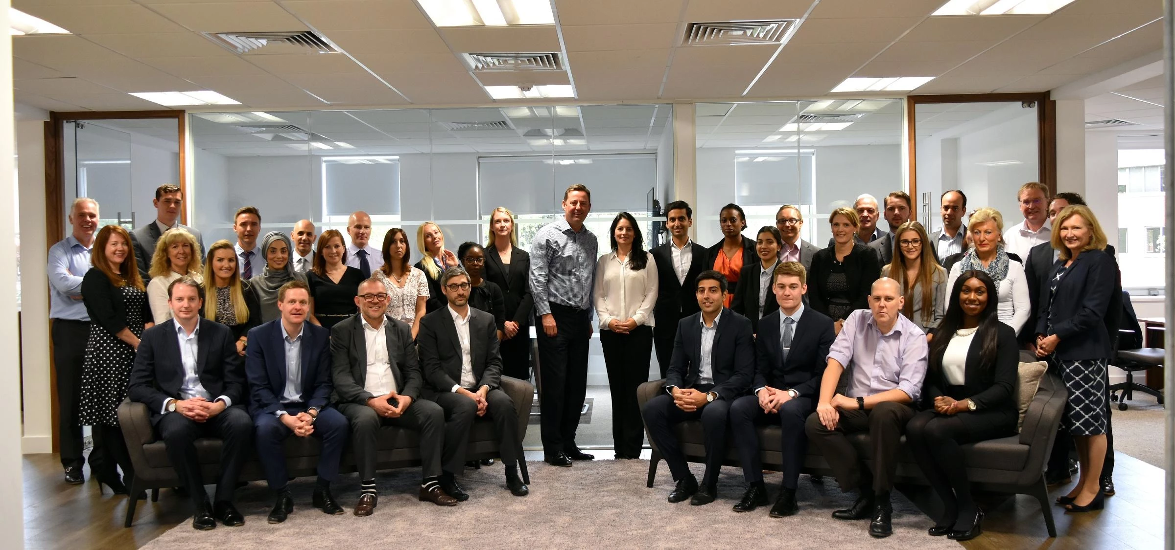 Knights 1759 team at their new Wilmslow office