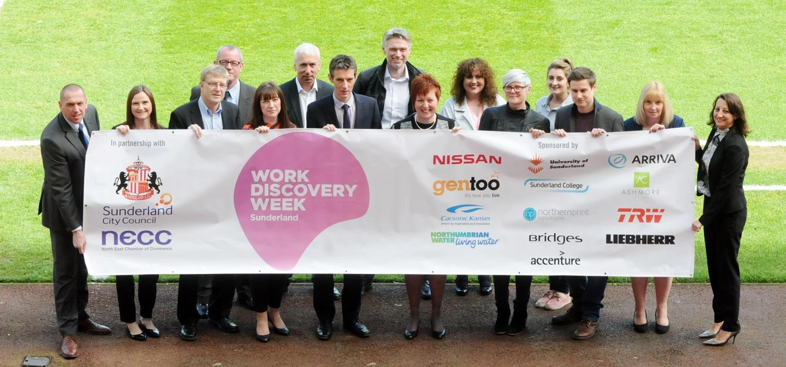 Some of the sponsors launching last year's Work Discovery Week 