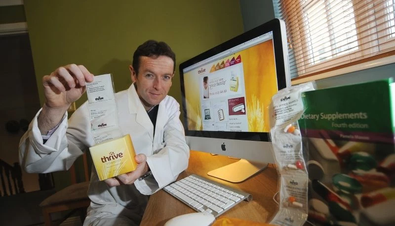 Brian Duggan, pharmacist and director of www.thrivevitamins.co.uk 