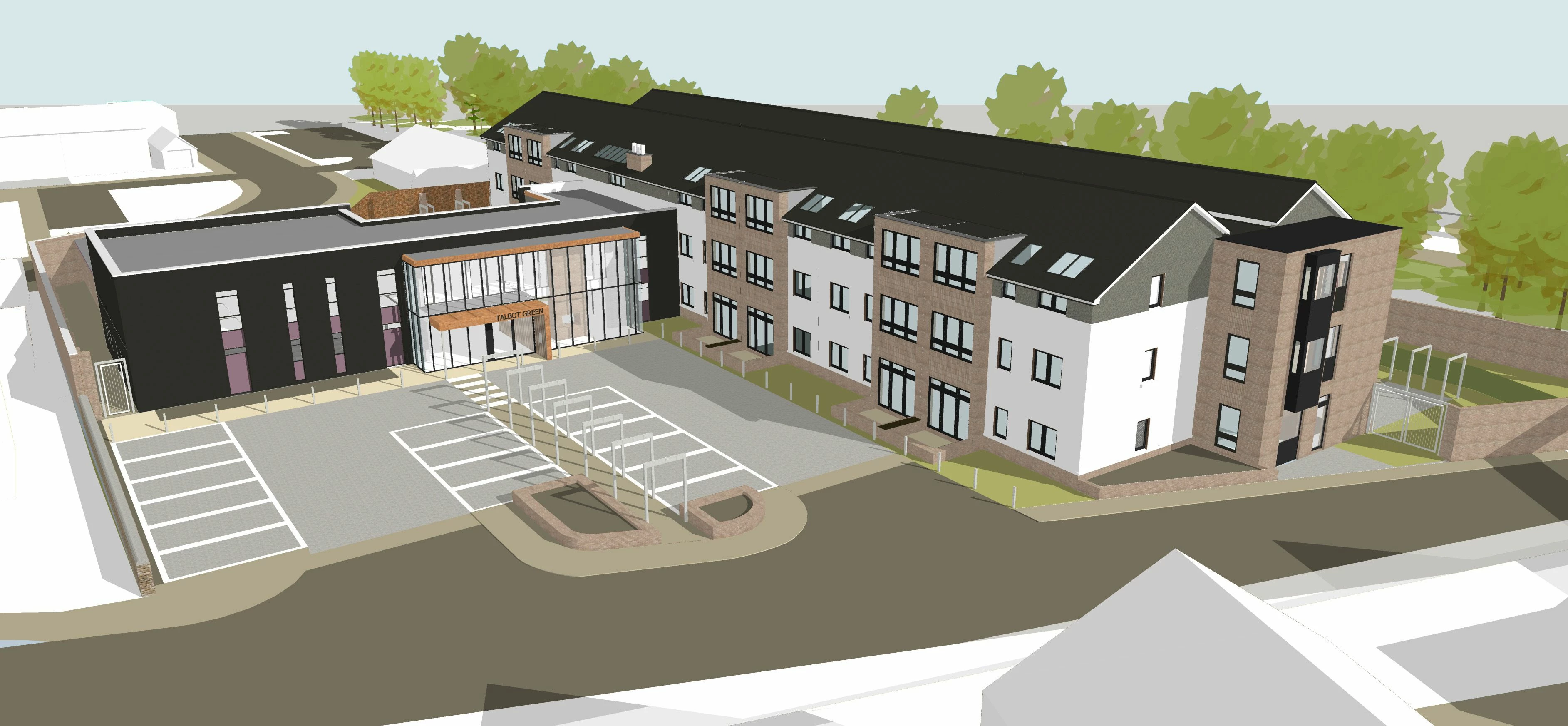 Design of the new 40 apartment Extra Care scheme to be built by Keepmoat in partnership with Hafod C