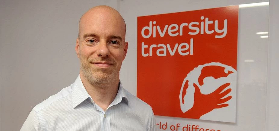 Managing director of Diversity Travel, Christopher Airey.