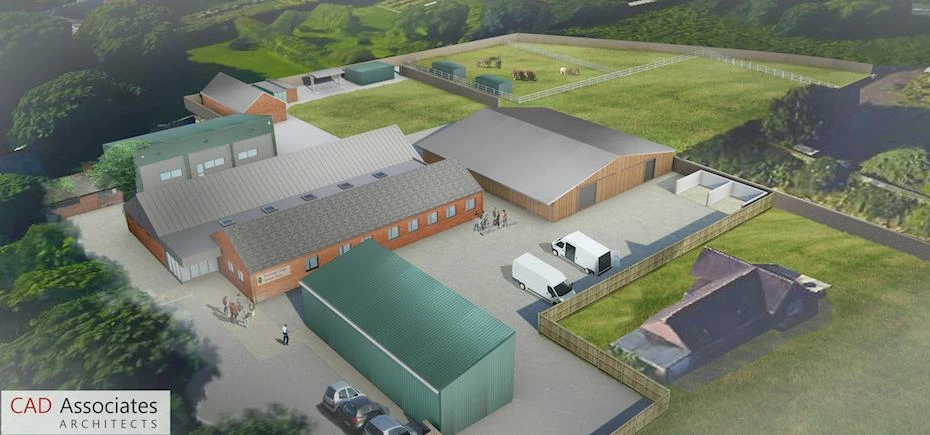 The new training facilities will include three animal studies blocks