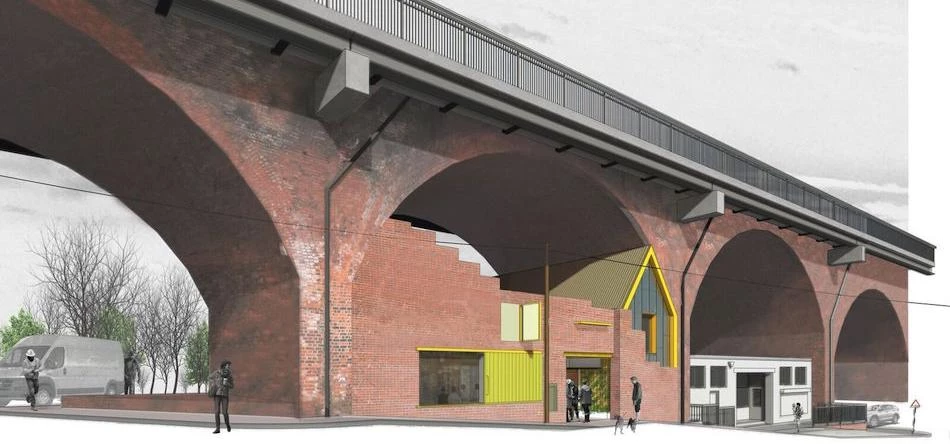 Artist's interpretation: The new Arch 2, Stepney Bank