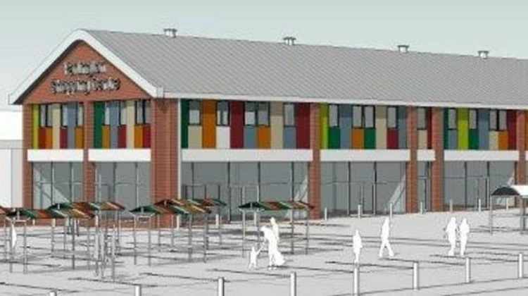 Partington Shopping Centre artist's impression