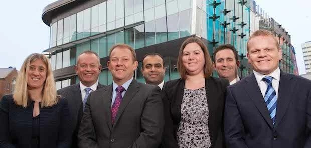 (L-R Claire Needham, Martin Chapman, Ian Beaumont, Rashpal Khangura, Helen Roxburgh, Chris Sheryn, M