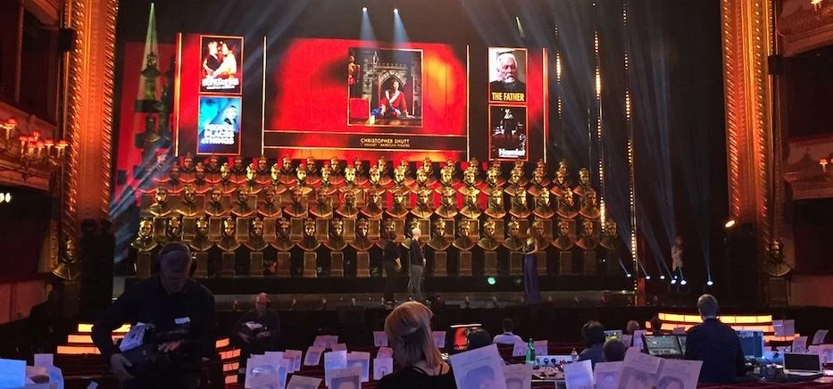 Blue-i recently worked on the Olivier Awards.