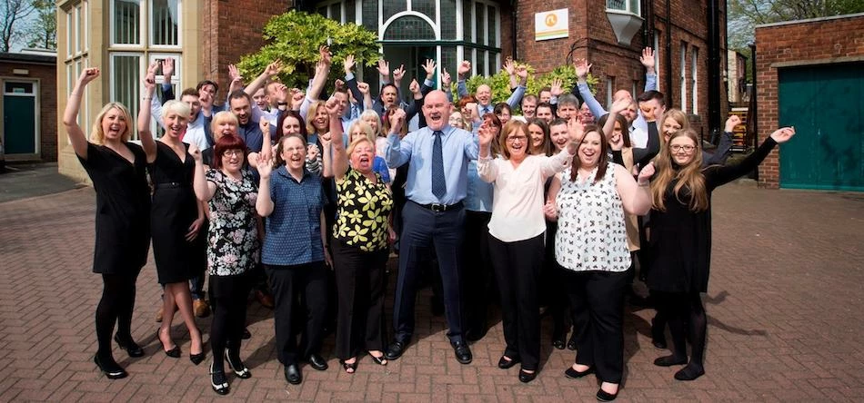 Robson Laidler Accountants and Business Advisors team 2016 outside its Fernwood House premises