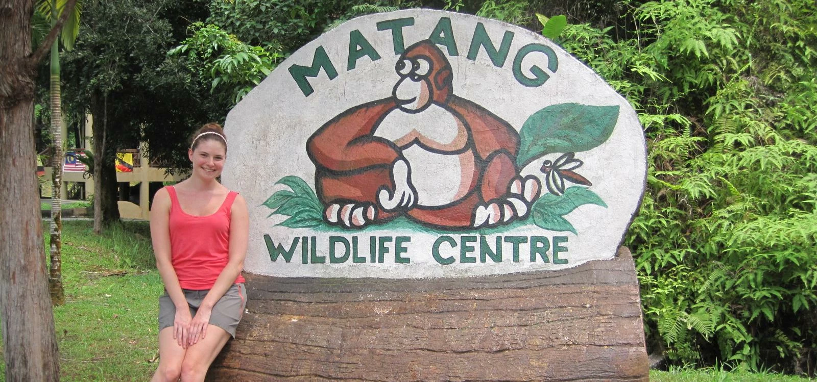 Anna Godwin of accountancy firm HURST volunteered for a month at the Matang Wildlife Sanctuary in Bo