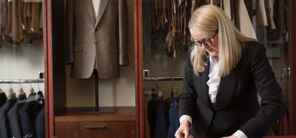 Kathryn Sargent who is opening her own tailors on Savile Row.