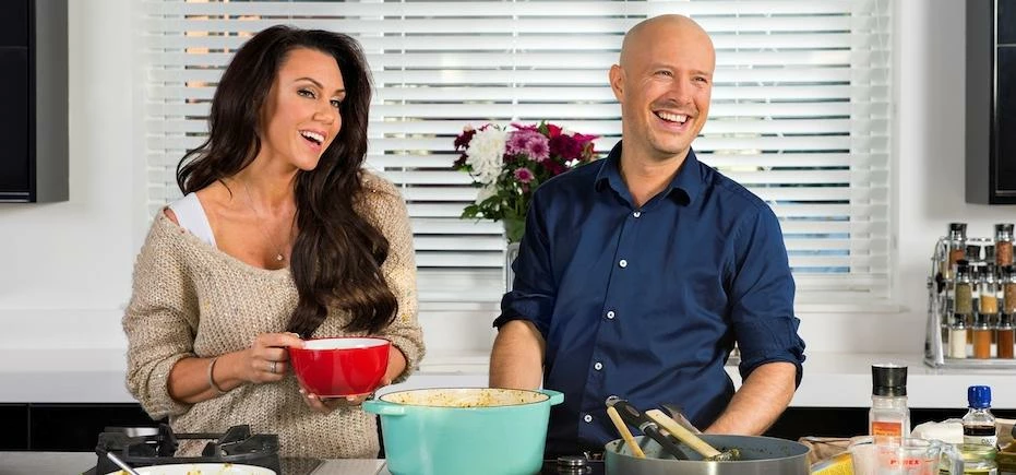 Michelle Heaton and Dale Pinnock.