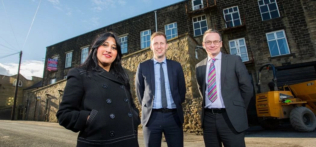 From left to right: Angela Bhaseen, Taylors commercial property partner, Jonathan Lavery and Michael