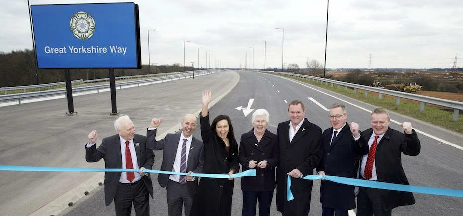 The Great Yorkshire Way motorway is officially open. 