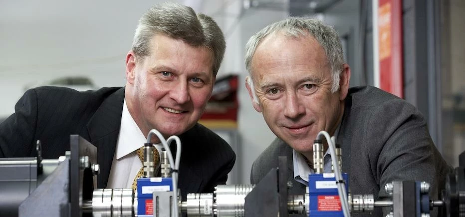 Alex McWhirter, Finance Yorkshire, and David Latimer, Magnomatics.