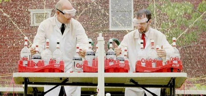 EepyBird - the extreme diet coke and mentos experiments are heading to Newcastle for Maker Faire UK