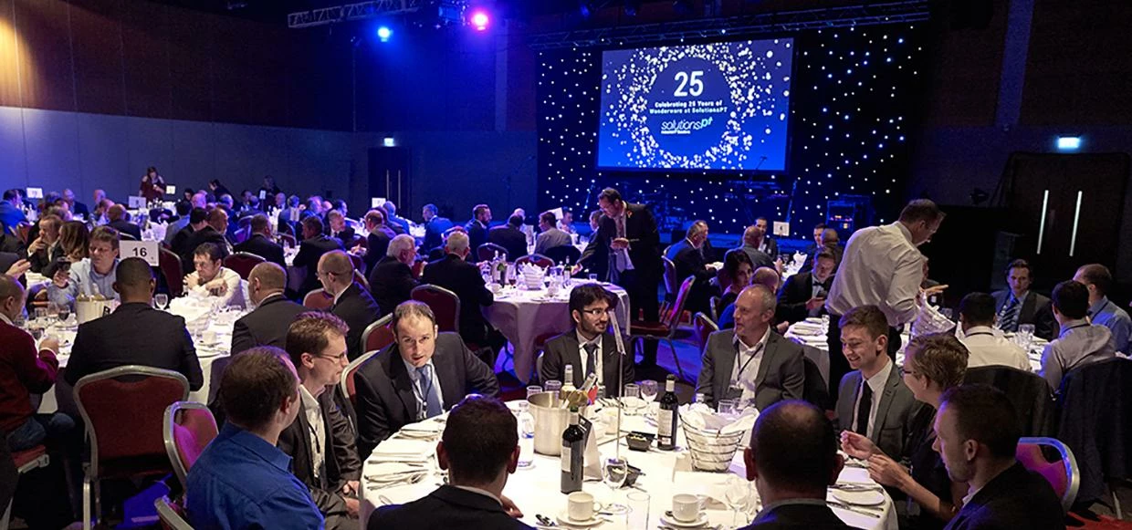 Attendees at the Wonderware Next Generation Conference gala dinner.